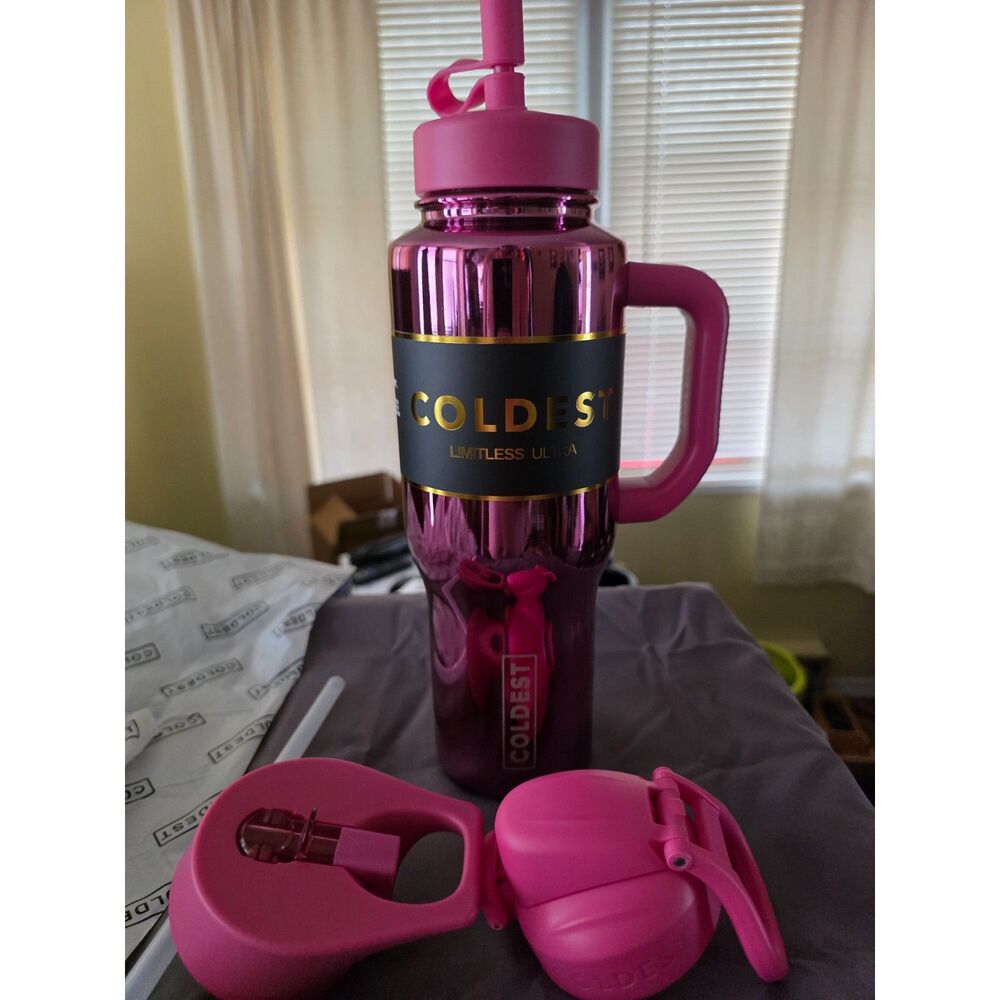 Coldest Limited Edition Limitless 36oz Pink Reflections Water Bottle